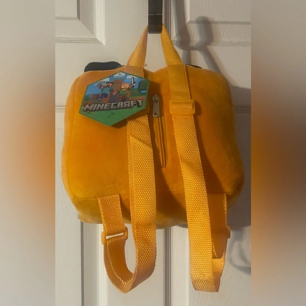 Minecraft‎ Fox Plush Mini Backpack Kids Orange Character Bag NWT